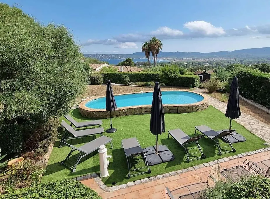 Le Clos Bucci - Golfe De Saint-Tropez - Les Hauts De Grimaud, Villa Avec Vue Exceptionnelle  Grimaud