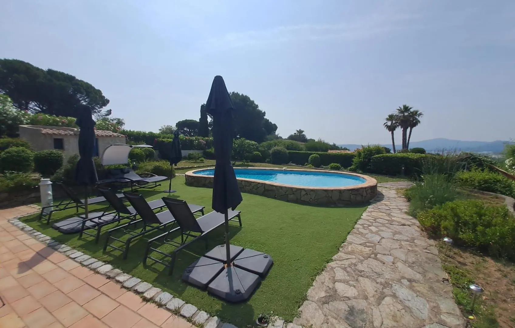 Le Clos Bucci - Golfe De Saint-Tropez - Les Hauts De Grimaud, Villa Avec Vue Exceptionnelle 0*, Grimaud Franciaország